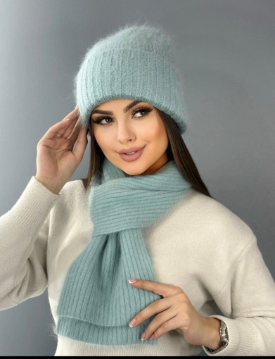 двойная шапка + шарф САДОВОД официальный интернет-каталог