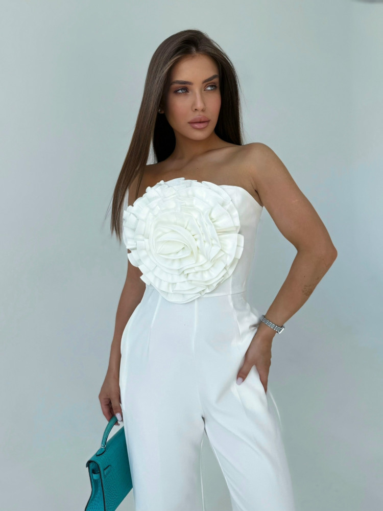 Купить Женский комбинезон белый оптом Садовод Интернет-каталог Садовод интернет-каталог