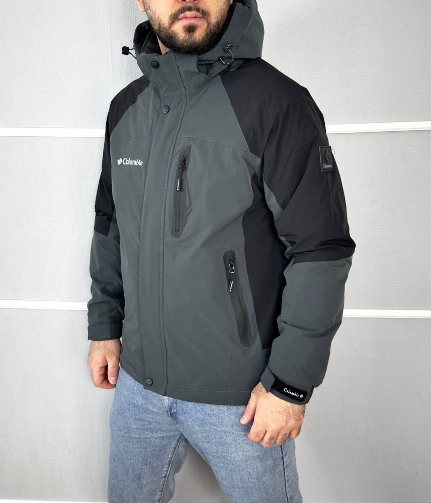 Купить Куртка мужская темно-серая оптом Садовод Интернет-каталог Садовод интернет-каталог