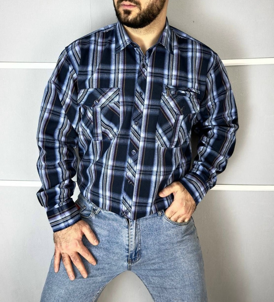 Купить Мужская рубашка голубая оптом Садовод Интернет-каталог Садовод интернет-каталог