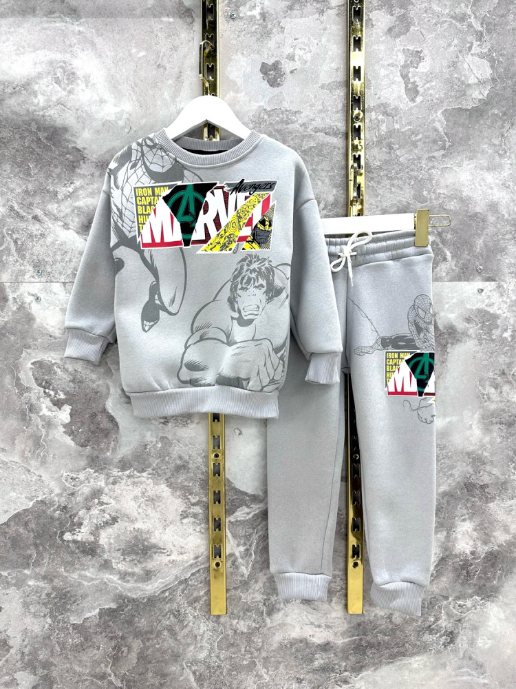 Купить Детский костюм серый оптом Садовод Интернет-каталог Садовод интернет-каталог