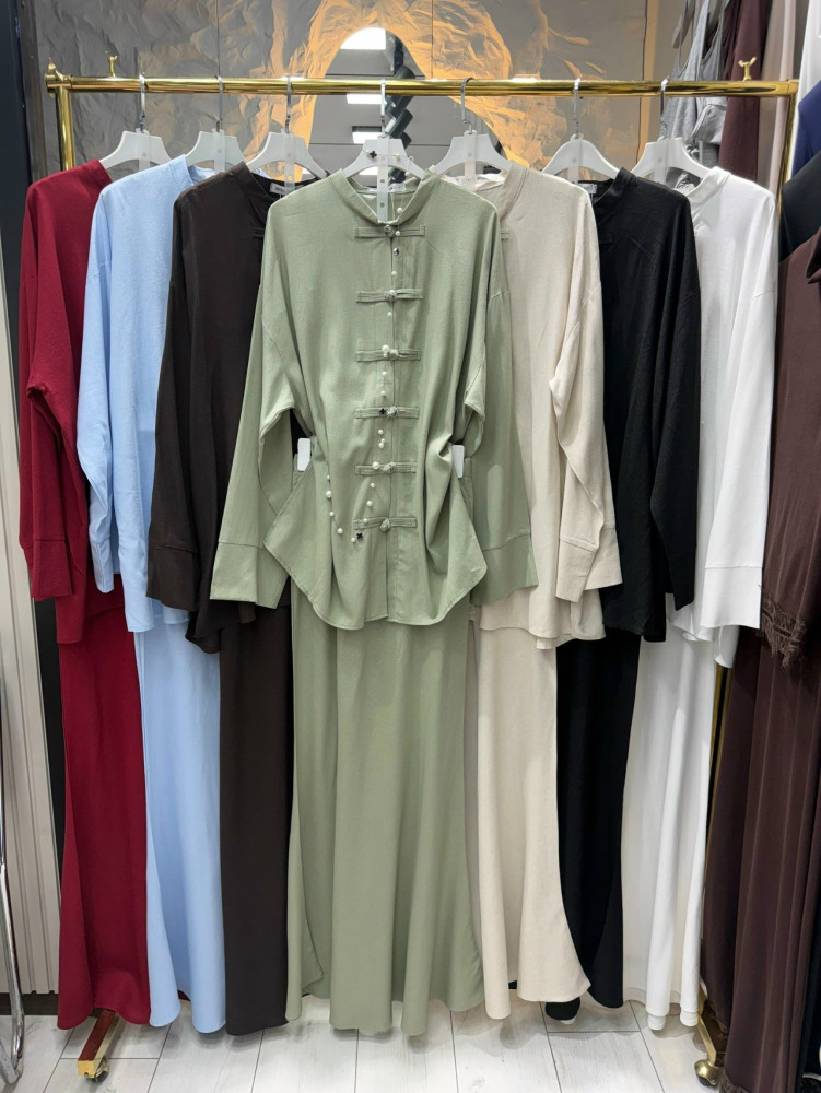 Купить Женский костюм зеленый оптом Садовод Интернет-каталог Садовод интернет-каталог