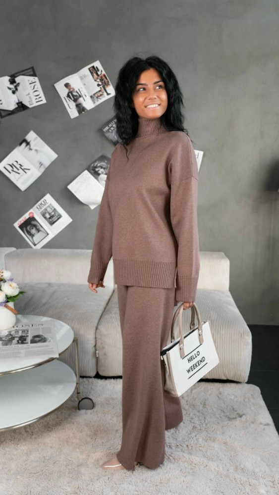 Купить Женский костюм коричневый оптом Садовод Интернет-каталог Садовод интернет-каталог