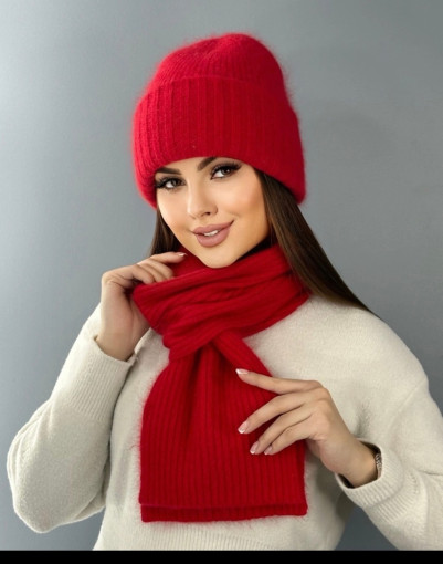 двойная шапка + шарф САДОВОД официальный интернет-каталог