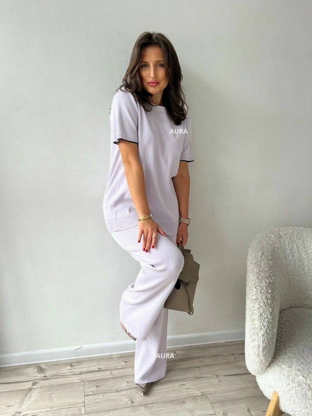 Купить Женский костюм сиреневый оптом Садовод Интернет-каталог Садовод интернет-каталог