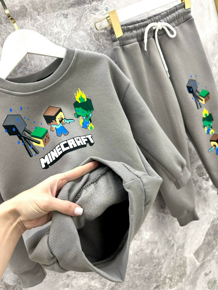 Купить Детский костюм серый оптом Садовод Интернет-каталог Садовод интернет-каталог