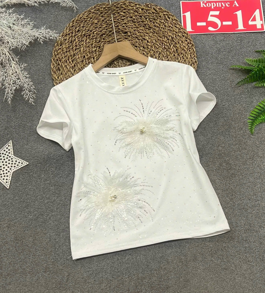 Купить Детская футболка белая оптом Садовод Интернет-каталог Садовод интернет-каталог