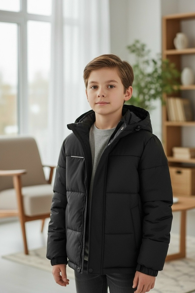 Купить Куртка детская черная оптом Садовод Интернет-каталог Садовод интернет-каталог