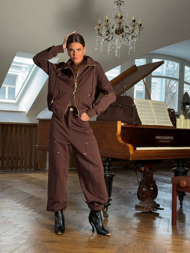 Купить Женский костюм коричневый оптом Садовод Интернет-каталог Садовод интернет-каталог