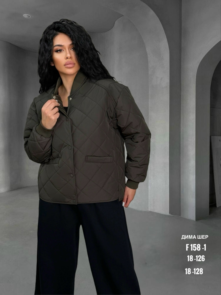 Купить Куртка женская зеленая оптом Садовод Интернет-каталог Садовод интернет-каталог