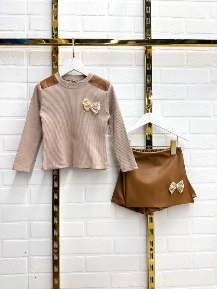 Купить Детский костюм коричневый оптом Садовод Интернет-каталог Садовод интернет-каталог