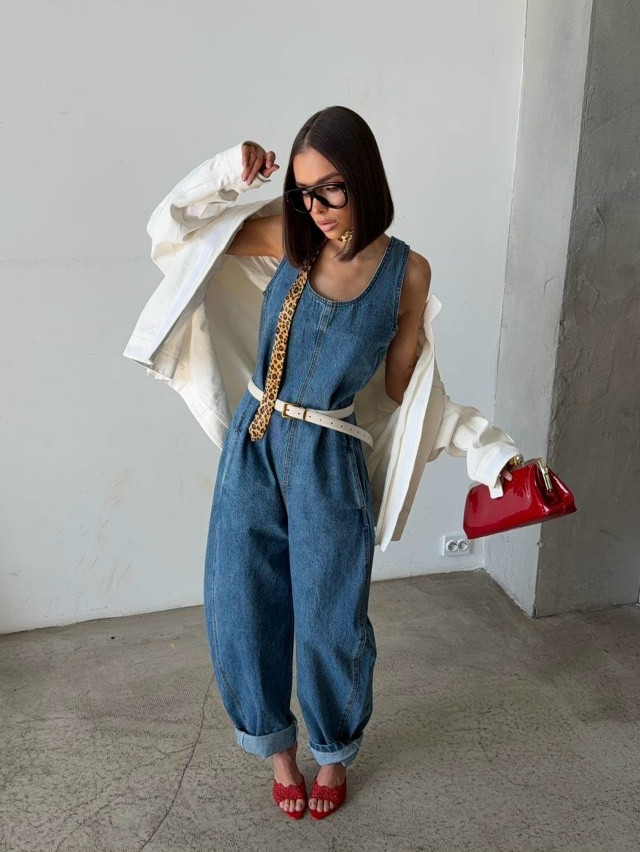 Купить Женский комбинезон синий оптом Садовод Интернет-каталог Садовод интернет-каталог