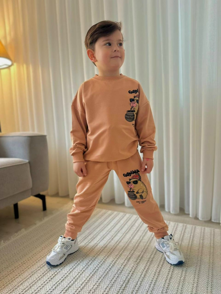 Купить Детский костюм бежевый оптом Садовод Интернет-каталог Садовод интернет-каталог