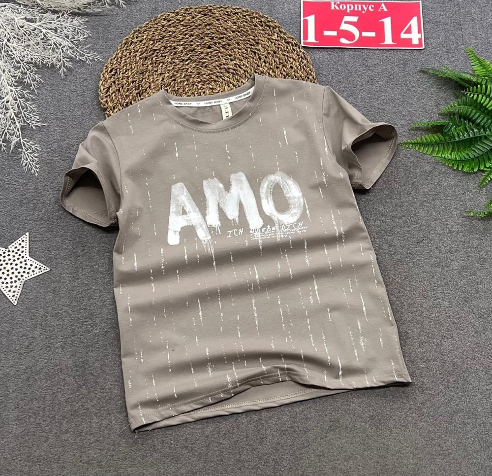 Купить Детская футболка бежевая оптом Садовод Интернет-каталог Садовод интернет-каталог