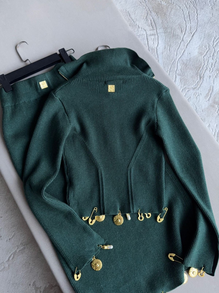 Купить Женский костюм зеленый оптом Садовод Интернет-каталог Садовод интернет-каталог