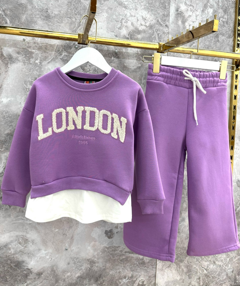 Купить Детский костюм фиолетовый оптом Садовод Интернет-каталог Садовод интернет-каталог