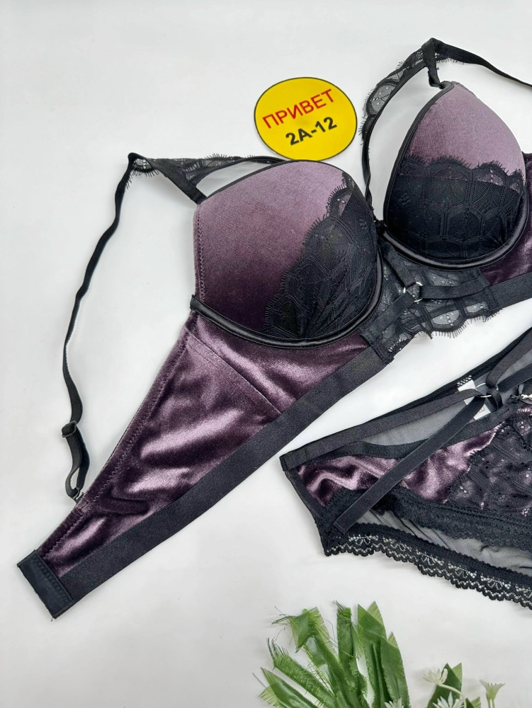 Купить Комплект нижнего белья фиолетовый оптом Садовод Интернет-каталог Садовод интернет-каталог