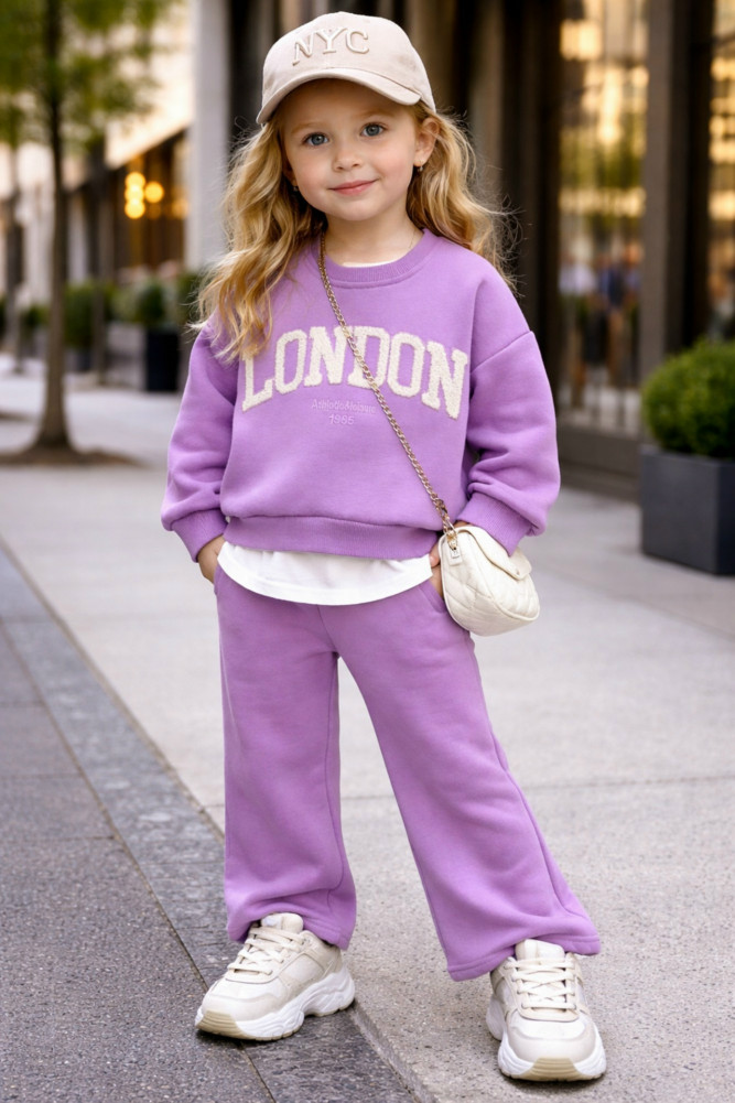 Купить Детский костюм фиолетовый оптом Садовод Интернет-каталог Садовод интернет-каталог