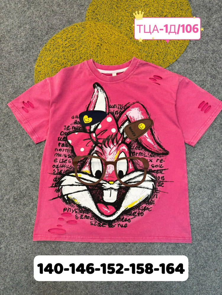 Купить Детская футболка розовая оптом Садовод Интернет-каталог Садовод интернет-каталог