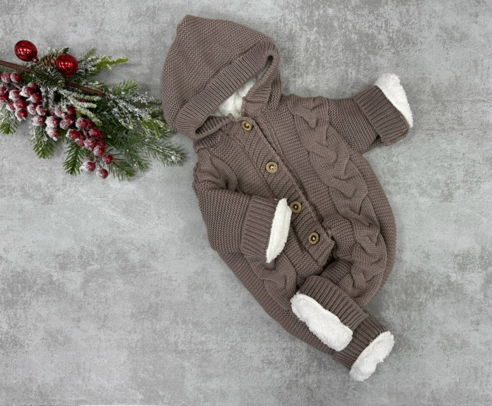 Купить Детский комбинезон коричневый оптом Садовод Интернет-каталог Садовод интернет-каталог