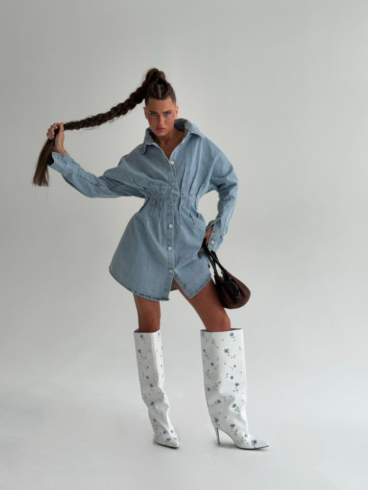 Купить Платье голубое оптом Садовод Интернет-каталог Садовод интернет-каталог