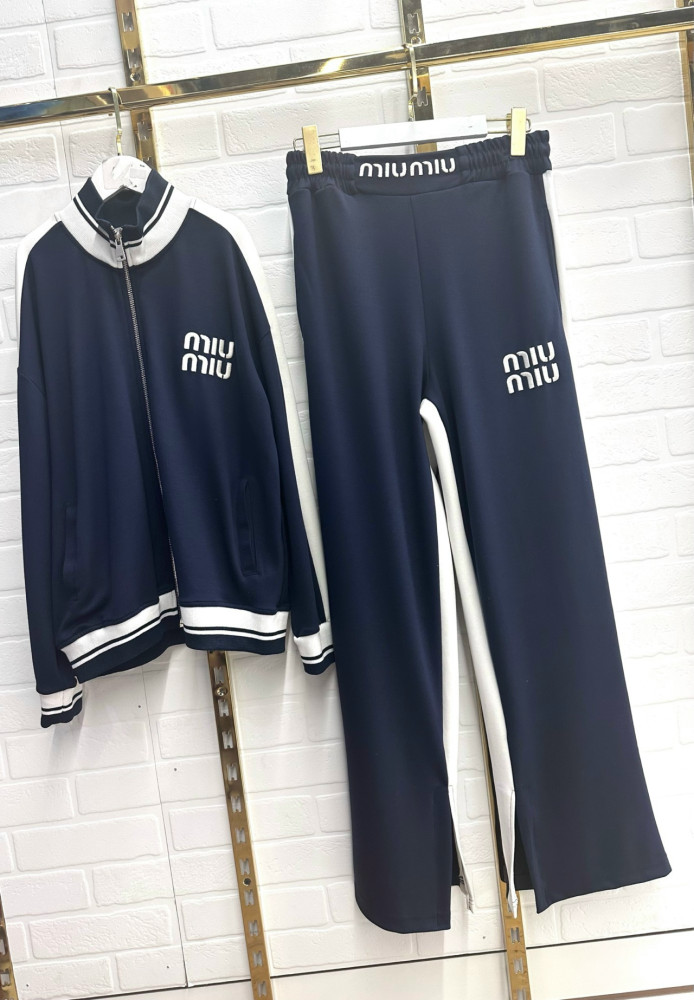 Купить Спортивный женский костюм синий оптом Садовод Интернет-каталог Садовод интернет-каталог