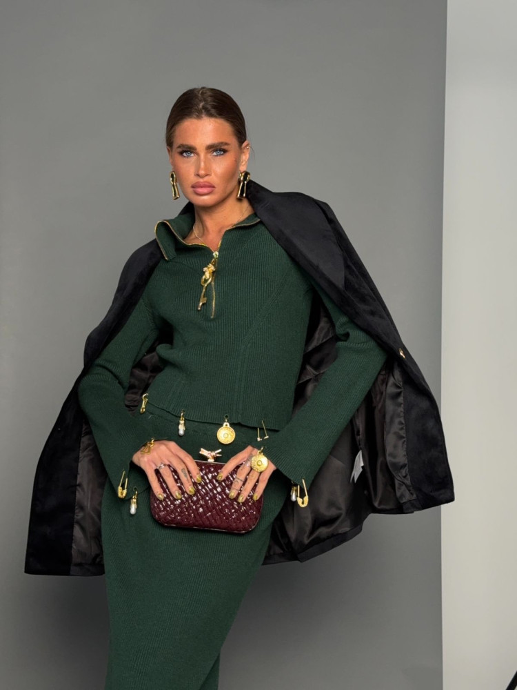 Купить Женский костюм зеленый оптом Садовод Интернет-каталог Садовод интернет-каталог