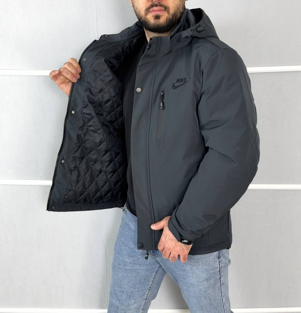 Купить Куртка мужская темно-серая оптом Садовод Интернет-каталог Садовод интернет-каталог