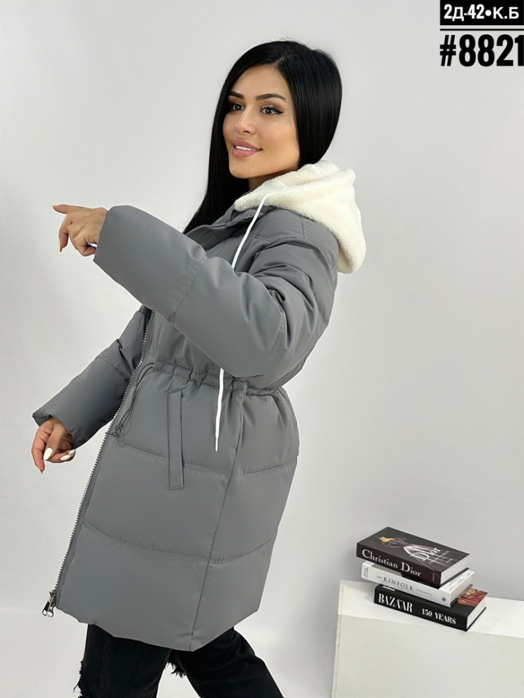 Купить Куртка женская серая оптом Садовод Интернет-каталог Садовод интернет-каталог