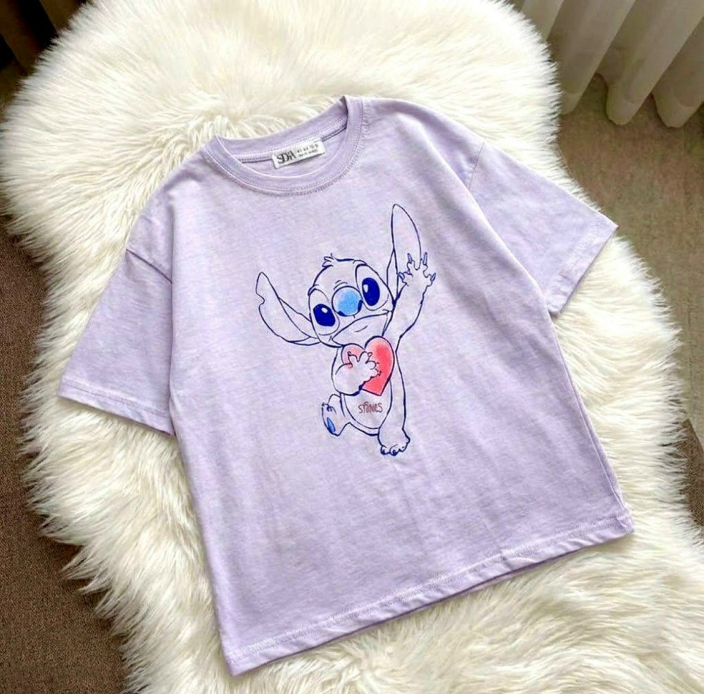 Купить Детская футболка сиреневая оптом Садовод Интернет-каталог Садовод интернет-каталог