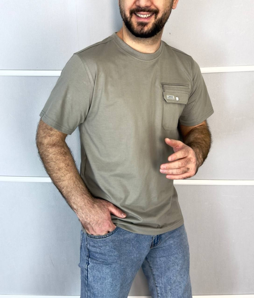 Купить Мужская футболка бежевая оптом Садовод Интернет-каталог Садовод интернет-каталог