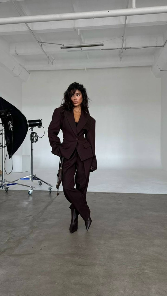 Купить Женский костюм коричневый оптом Садовод Интернет-каталог Садовод интернет-каталог