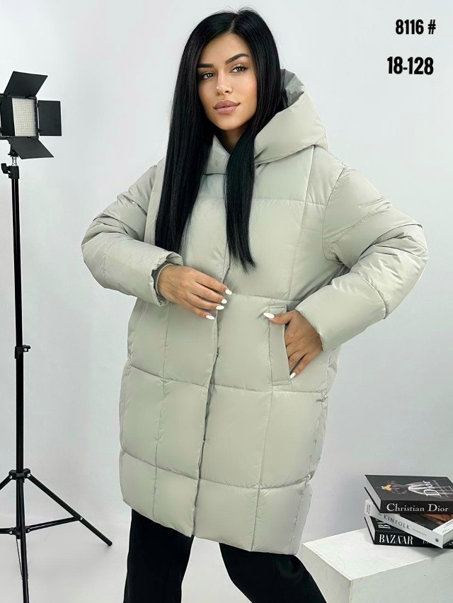 Купить Куртка женская светло-серая оптом Садовод Интернет-каталог Садовод интернет-каталог