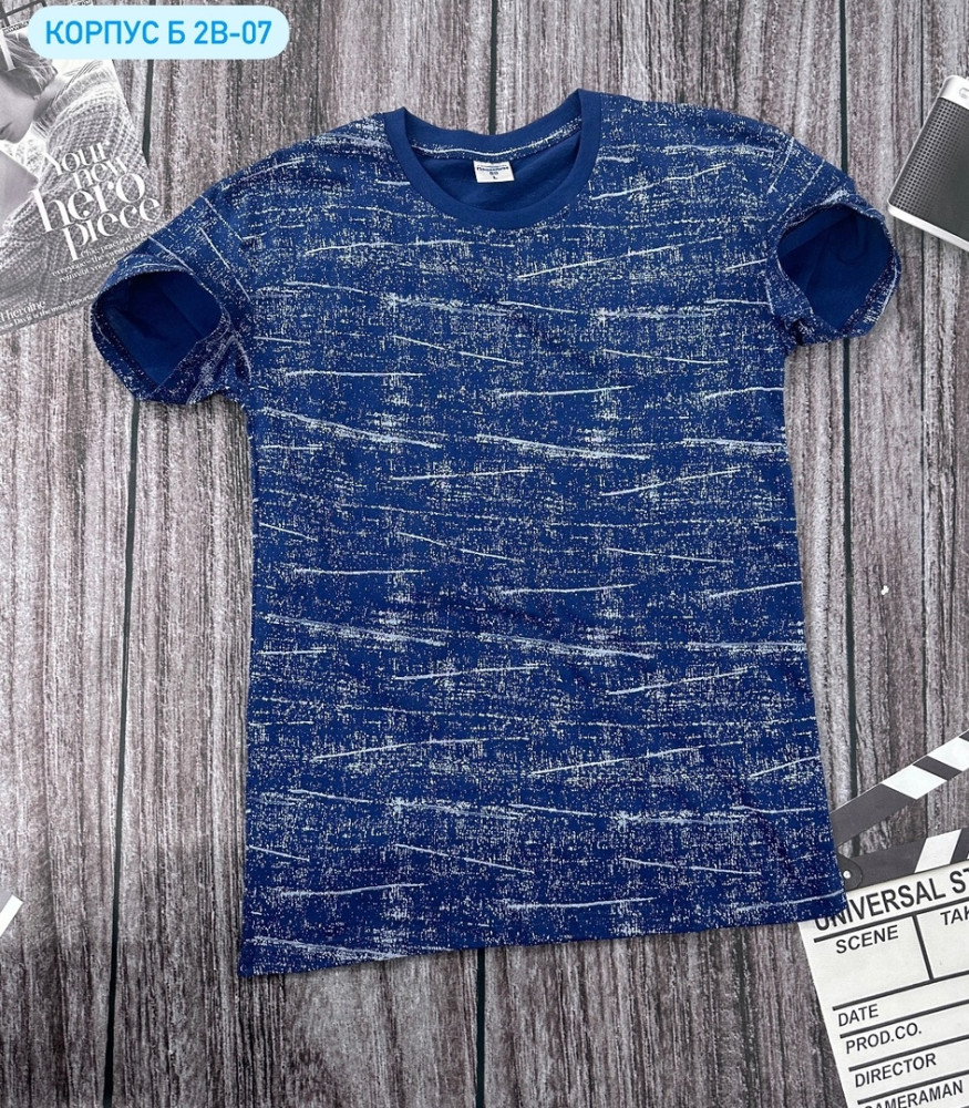 Купить Мужская футболка темно-синяя оптом Садовод Интернет-каталог Садовод интернет-каталог