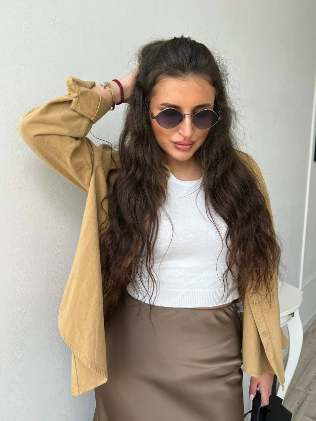 Купить Женская рубашка коричневая оптом Садовод Интернет-каталог Садовод интернет-каталог