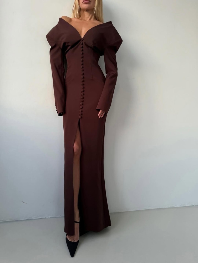 Купить Платье коричневое оптом Садовод Интернет-каталог Садовод интернет-каталог