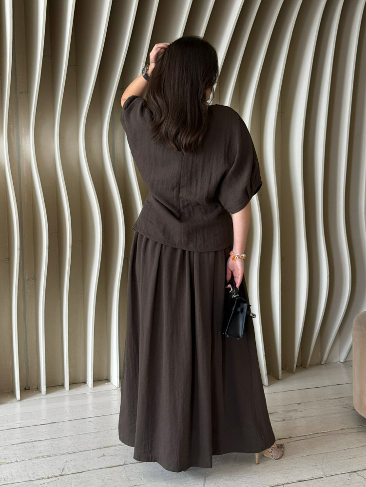 Купить Женский костюм коричневый оптом Садовод Интернет-каталог Садовод интернет-каталог