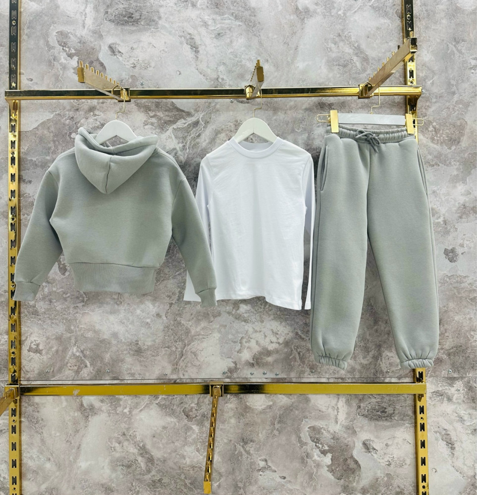 Купить Детский костюм серый оптом Садовод Интернет-каталог Садовод интернет-каталог