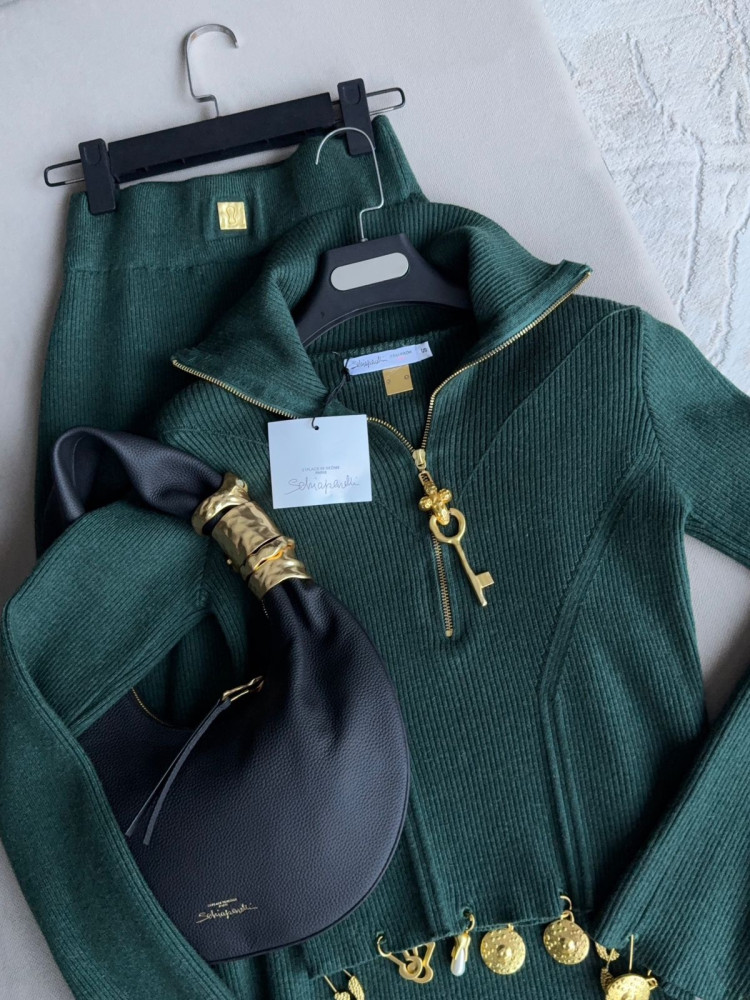 Купить Женский костюм зеленый оптом Садовод Интернет-каталог Садовод интернет-каталог