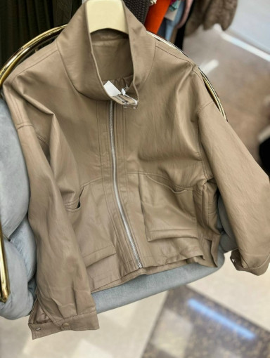 Бомберы из эко-кожи с кулиской сзади -воплощение комфорта и стиля САДОВОД официальный интернет-каталог