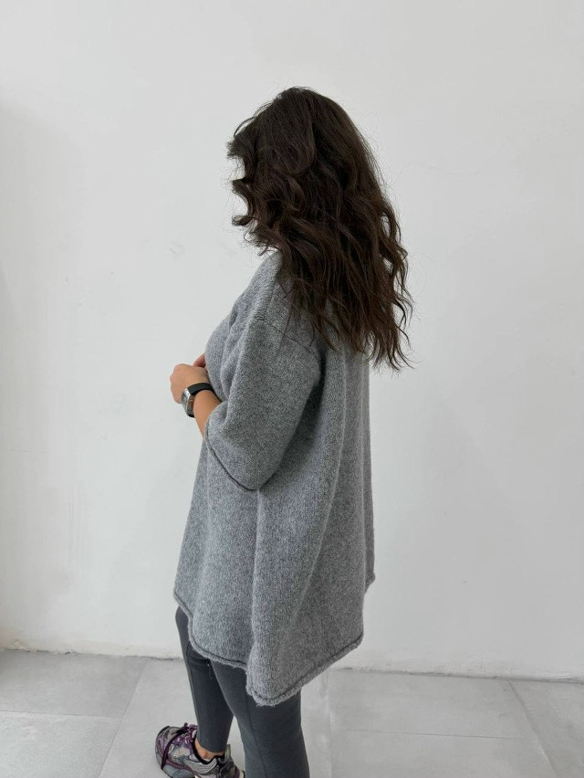 Купить Женская кофта серая оптом Садовод Интернет-каталог Садовод интернет-каталог