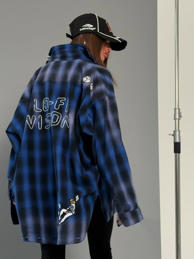 Купить Женская рубашка синяя оптом Садовод Интернет-каталог Садовод интернет-каталог