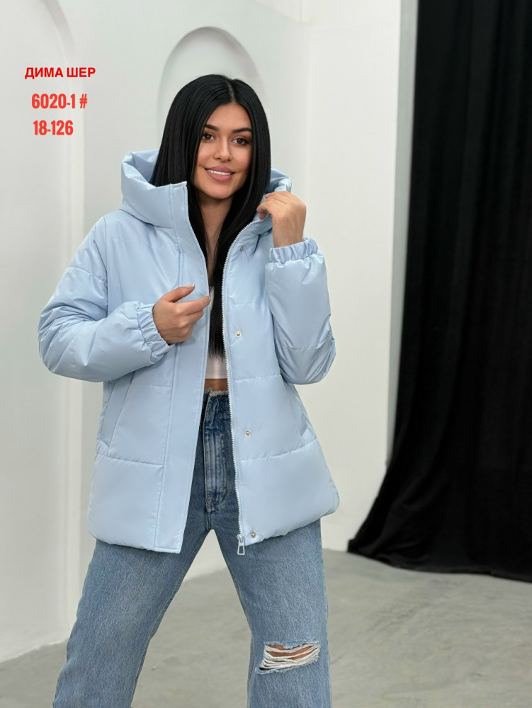 Купить Куртка женская голубая оптом Садовод Интернет-каталог Садовод интернет-каталог