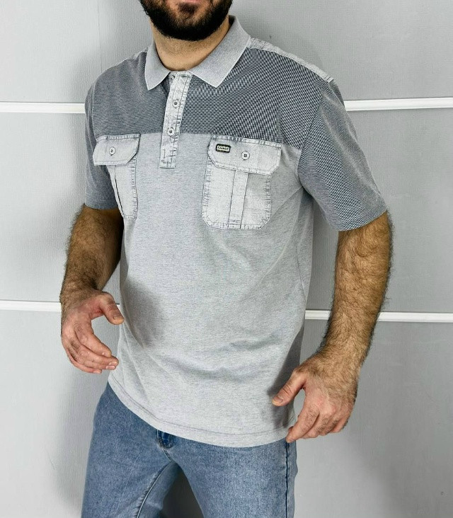 Купить Мужская футболка серая оптом Садовод Интернет-каталог Садовод интернет-каталог