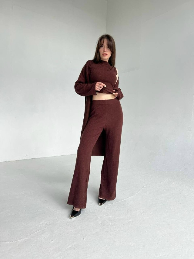 Купить Женский костюм коричневый оптом Садовод Интернет-каталог Садовод интернет-каталог