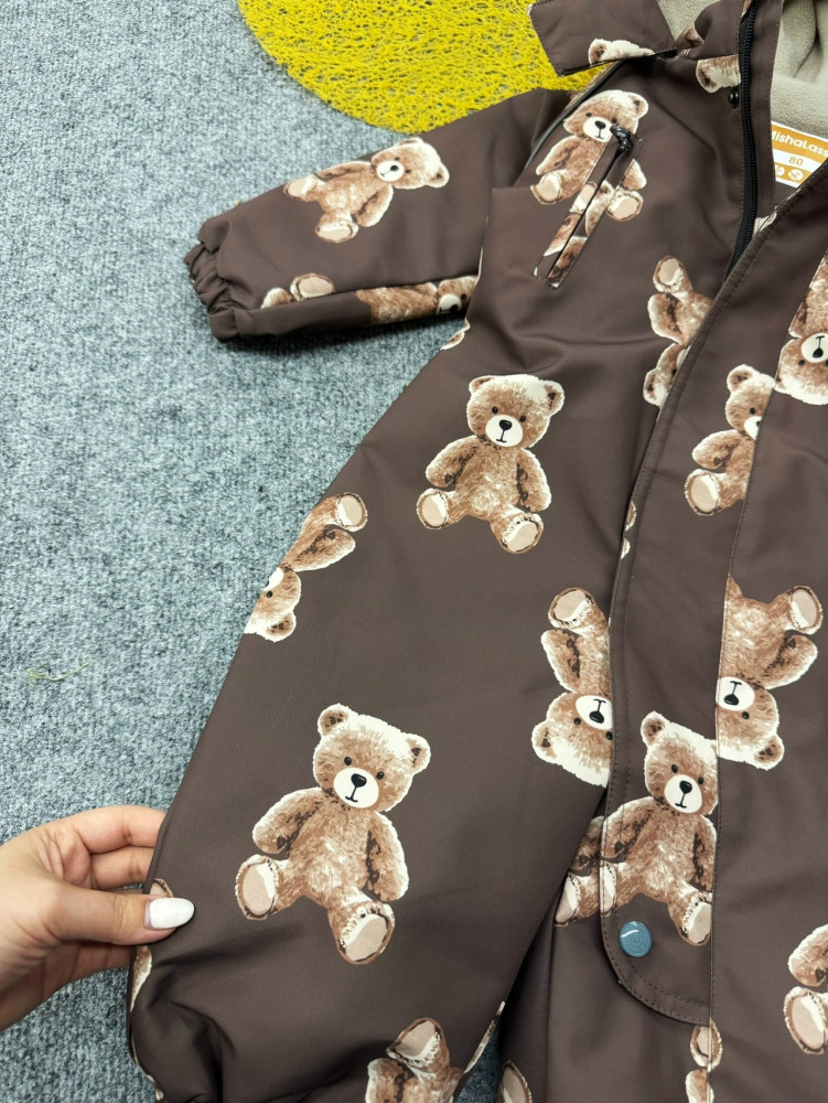 Купить Детский комбинезон коричневый оптом Садовод Интернет-каталог Садовод интернет-каталог