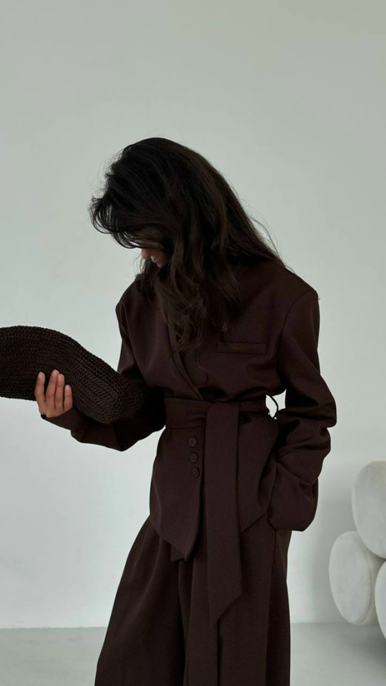 Купить Женский костюм коричневый оптом Садовод Интернет-каталог Садовод интернет-каталог