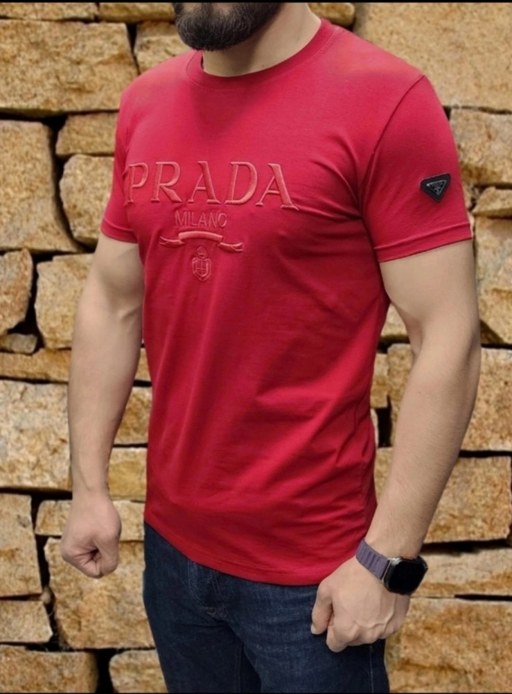 Купить Мужская футболка красная оптом Садовод Интернет-каталог Садовод интернет-каталог