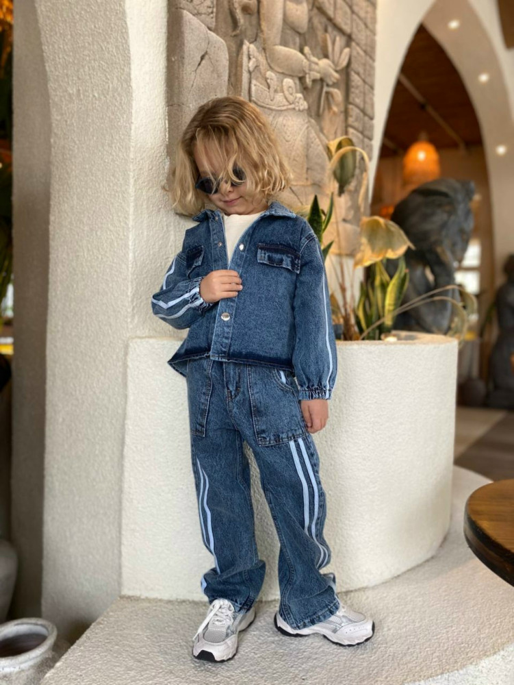 Купить Детский костюм синий оптом Садовод Интернет-каталог Садовод интернет-каталог