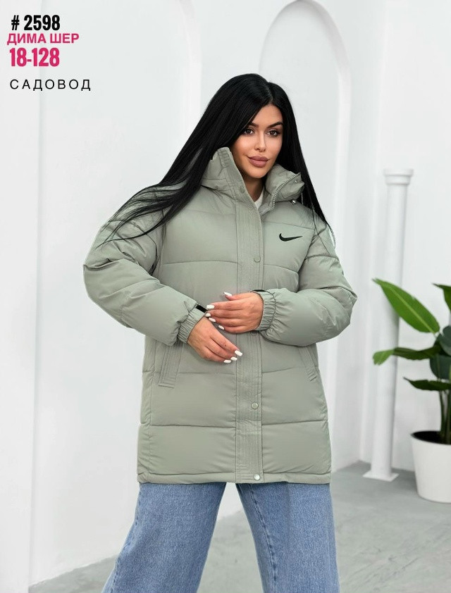 Купить Куртка женская зеленая оптом Садовод Интернет-каталог Садовод интернет-каталог